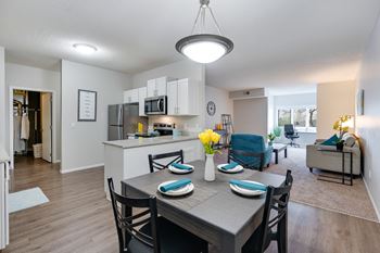 Separate dining room area